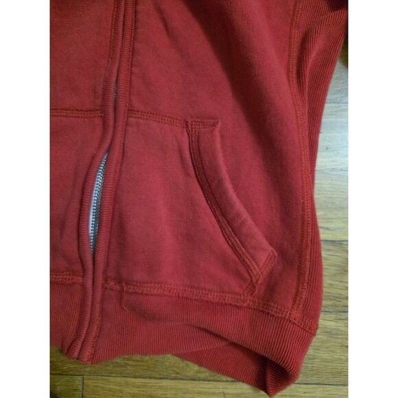 ABERCROMBIE & FITCH Womens Graphic Zip Hoodie Sweater Small Red A001184 - Picture 7 of 9